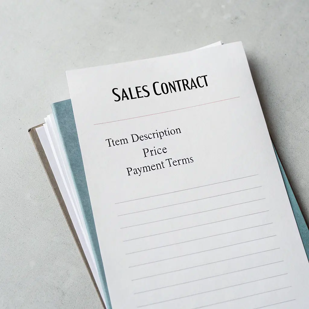 Sales Contract Template